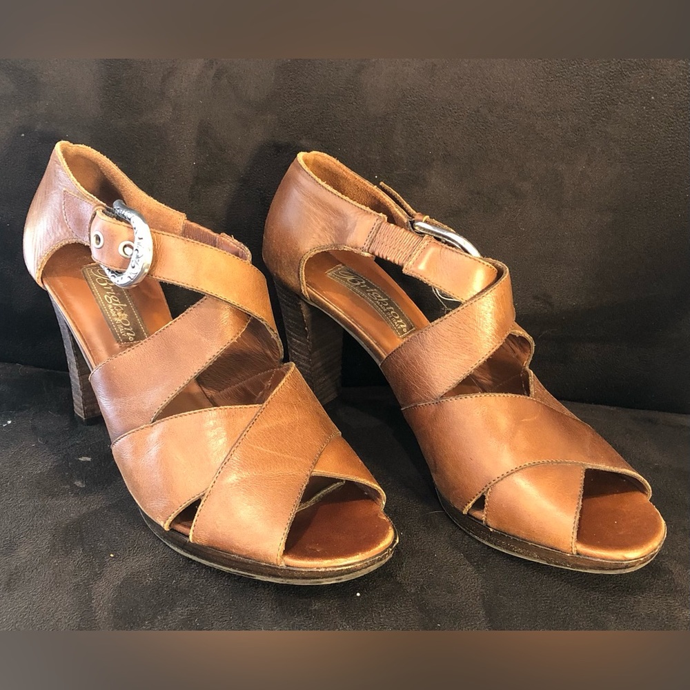 Brighton Vogue Leather Heel Sandals